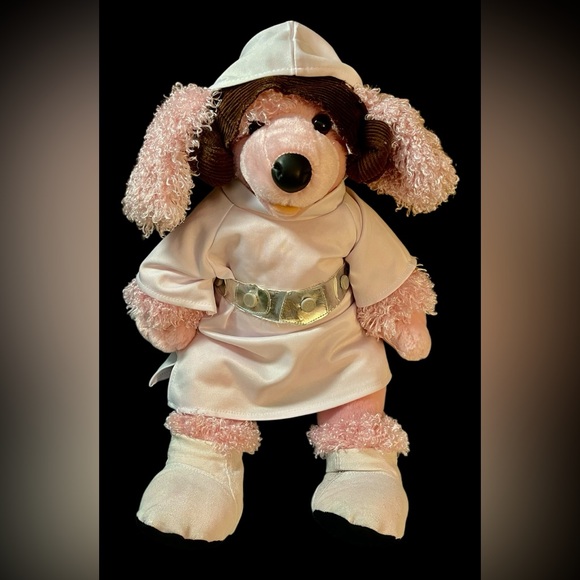 Build-A-Bear Other - Build-A-Bear Vintage Pink Poodle with Princess Leia's Iconic Star War's Attire
